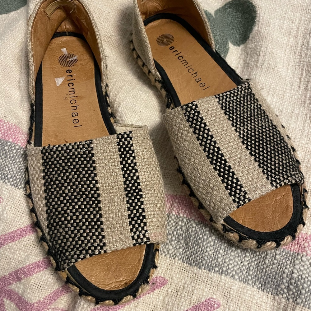 Eric Michael espadrilles 6 great condition and comfortable